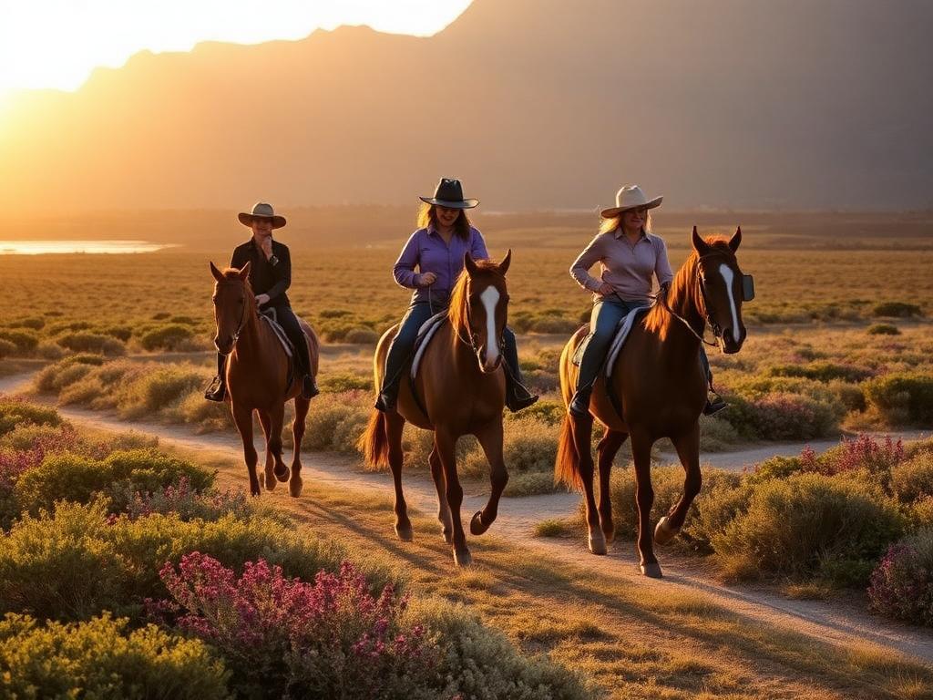 Vineyard trails at golden hour