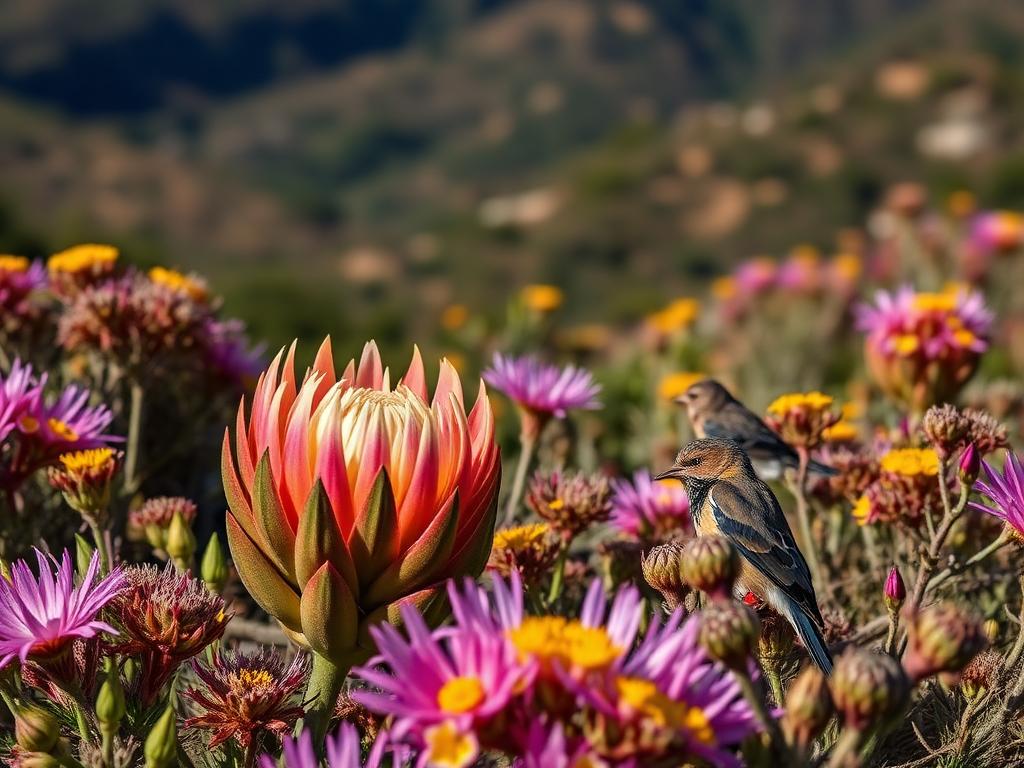 King proteas & sugarbirds