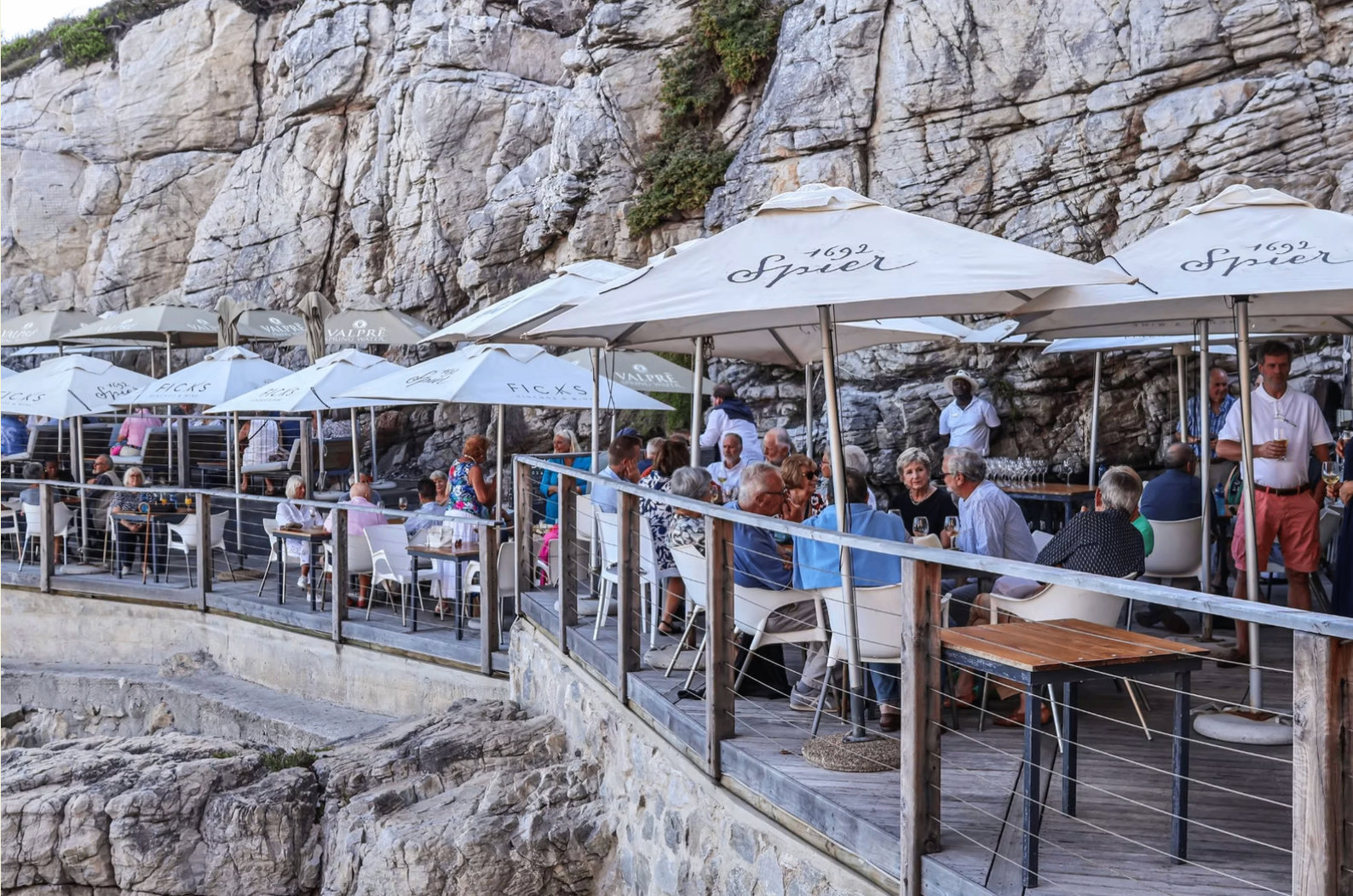 Ficks tidal pool · private deck tasting